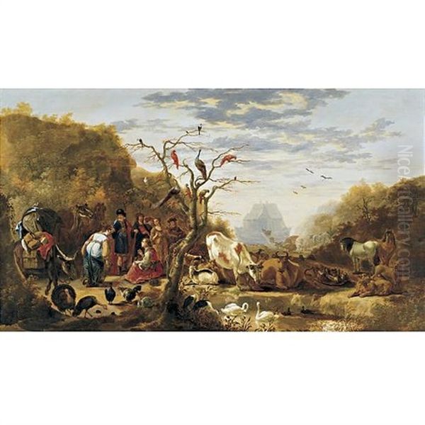 Noah's Ark Oil Painting by Cornelis Snellinck