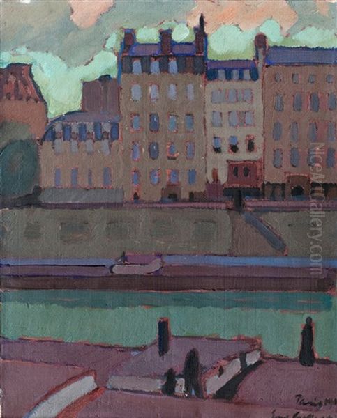 View Of The Seine by Eero Snellman