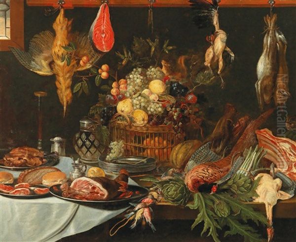 A Still Life With Game Oil Painting by Frans Snyders