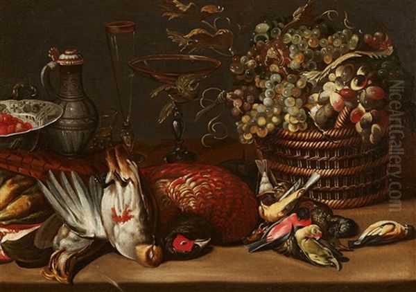 Still Life With Fruit And Game Oil Painting by Frans Snyders