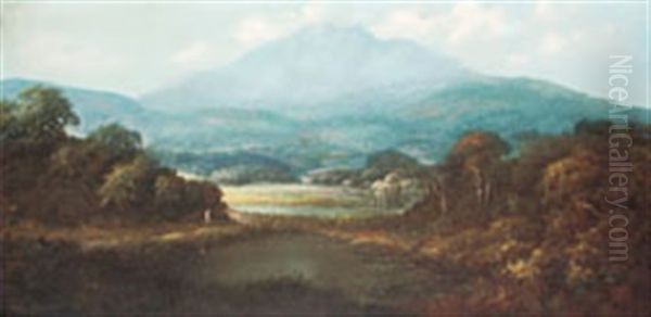 Landscape Oil Painting by  Soekardji