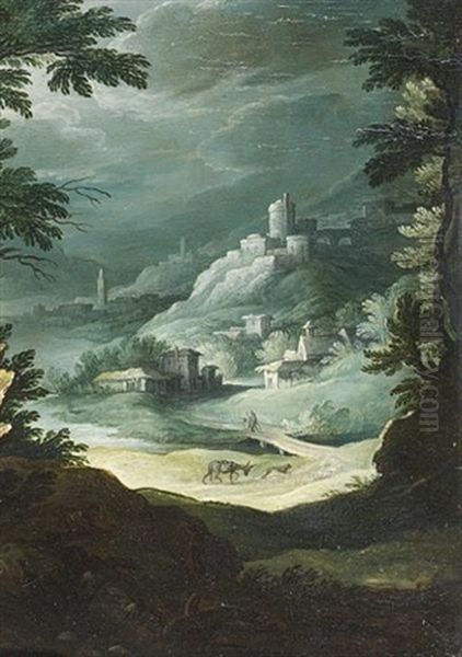 Saint Jerome In The Wilderness Oil Painting by Jan (Hans) Soens