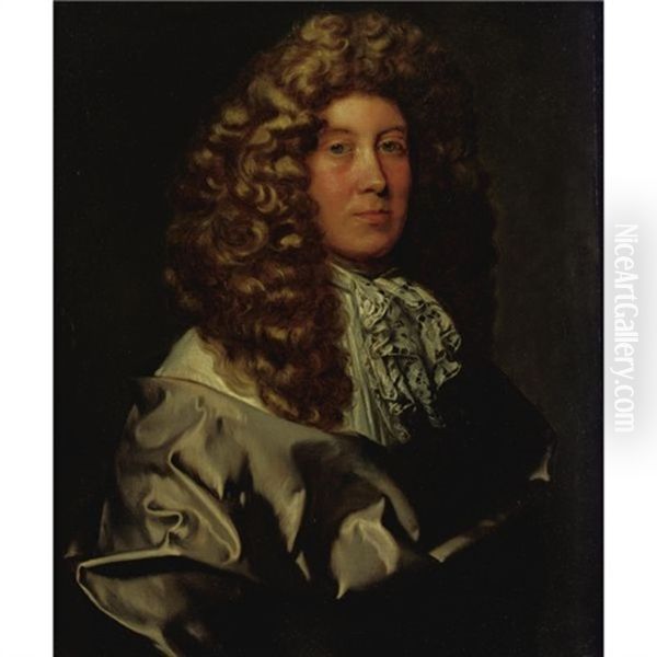 Portrait Of A Gentleman Of The Ashley-cooper Family Oil Painting by Gerard van Soest