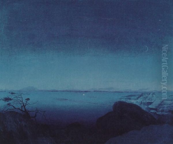 Andante Oil Painting by Harald Sohlberg