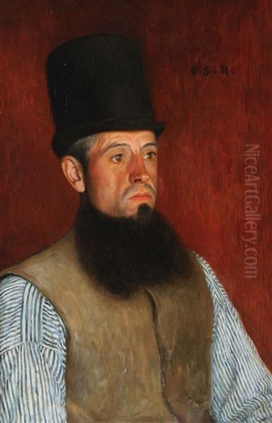 Portrait Of Ary Bril Oil Painting by Otto Sohn-Rethel