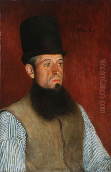 Portrait Of Ary Bril Oil Painting by Otto Sohn-Rethel