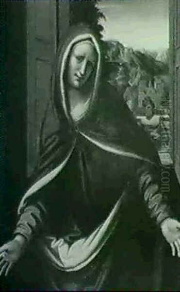 The Virgin Mary Oil Painting by Antonio di Giovanni di Pietro Solari