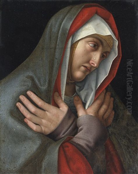 Mater Dolorosa Oil Painting by Andrea Solario