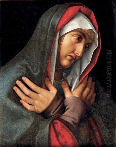 Vierge En Priere Oil Painting by Andrea Solario