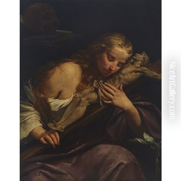 The Penitente Magdalene Oil Painting by Giovan Gioseffo dal Sole