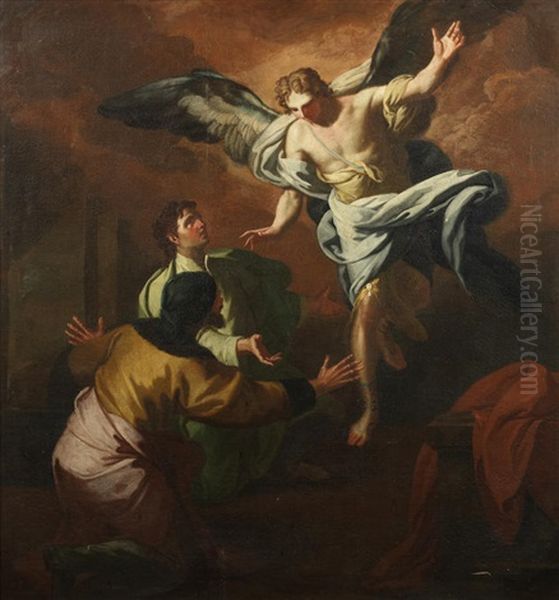 The Archangel Gabriel Appears To The Prophet Daniel by Francesco Solimena