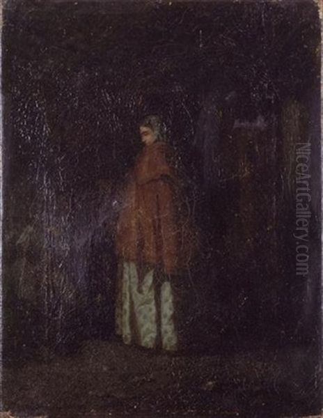 Figure Oil Painting by Leonid Ivanovich Solomatkin