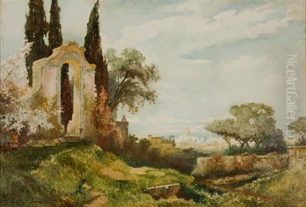 Senza Titolo Oil Painting by Domenico Someda