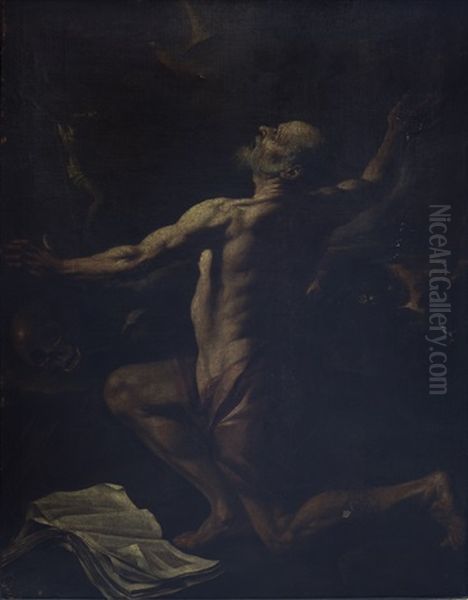 San Girolamo Oil Painting by Hendrick Van Somer