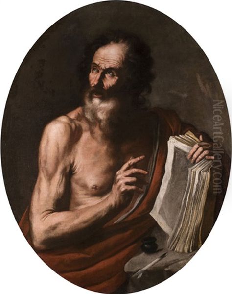 San Girolamo Oil Painting by Hendrick Van Somer