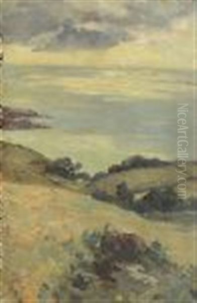 Mouth Of Castlehaven Oil Painting by Edith Oenone Somerville