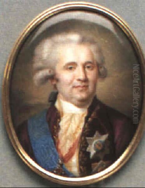 Prince Alexander Andreivich Bezborodko Oil Painting by Nicolas Soret