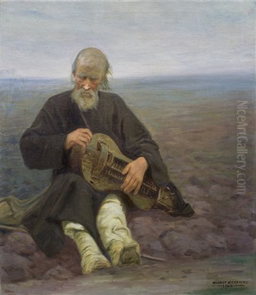 Ukrainian Prophet Oil Painting by Modest Sosenko