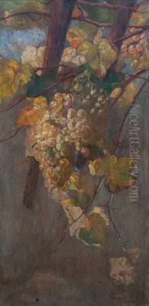 Uvas Oil Painting by Giovanni Sottocornola