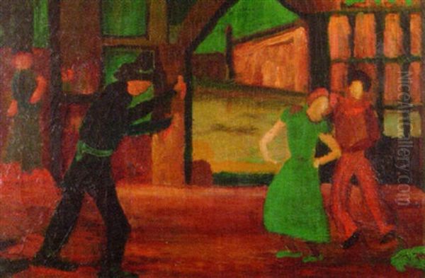 The Roadhouse Oil Painting by Marion Sims Souchon