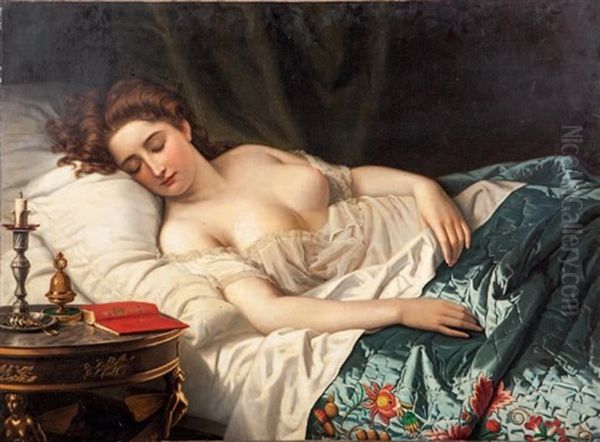 Imogene, Fille De Cymbeline Oil Painting by Wilhelm Ferdinand Souchon