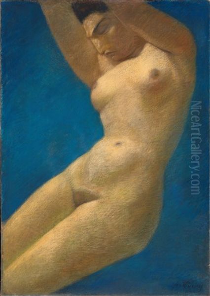 Nude Oil Painting by Seraphin Soudbinine