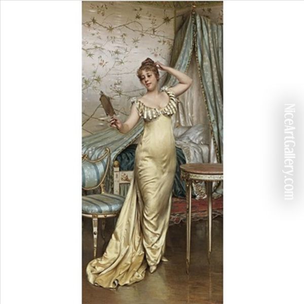 A Show Of Vanity Oil Painting by Charles Soulacroix