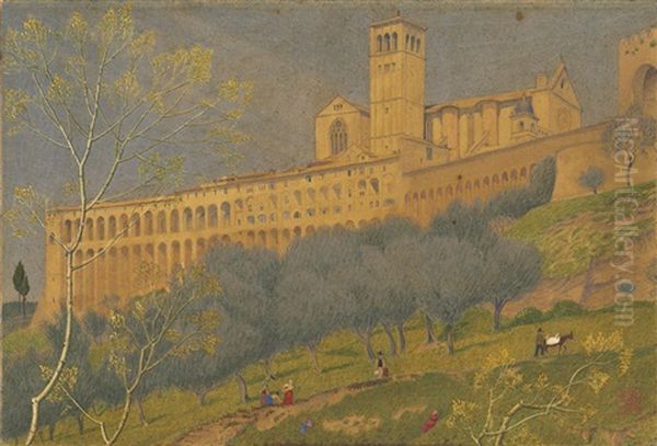 Basilica Of San Francesco D'assisi Oil Painting by Joseph Edward Southall