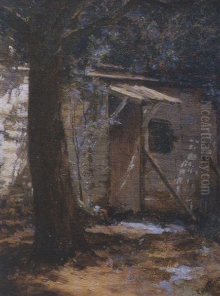 The Old Shed Oil Painting by Clara Southern