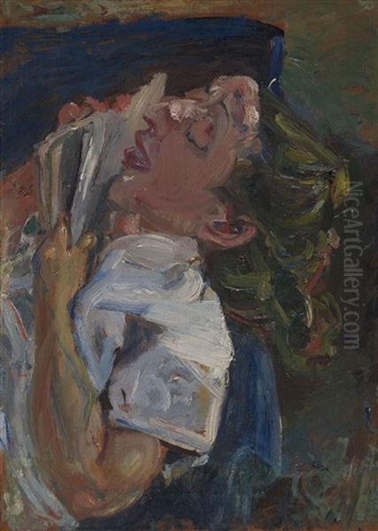 La Liseuse Endormie, Madeleine Castaing Oil Painting by Chaim Soutine