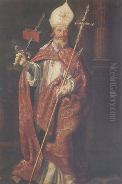 Saint Boniface Oil Painting by Pieter Claesz Soutman