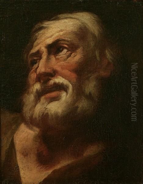 Ritratto D'uomo Con Barba Oil Painting by Pieter Jan Brandl