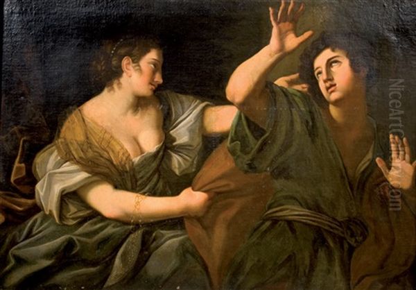 Joseph Et La Femme De Putiphar Oil Painting by Lionello Spada