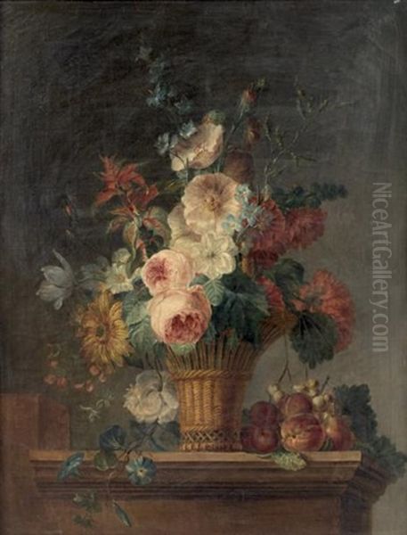 Bouquet De Fleurs Oil Painting by Cornelis van Spaendonck