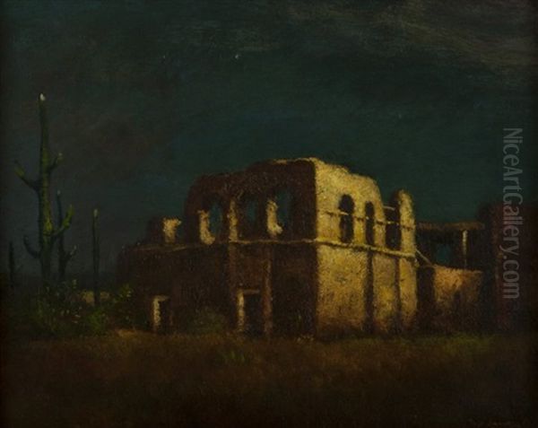 Mission Pueblitos Oil Painting by Will Sparks