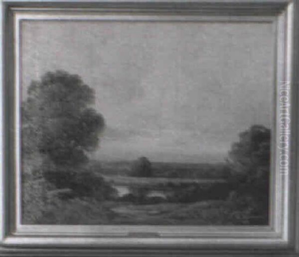 Coalbrookdale Oil Painting by Augustus Spencer