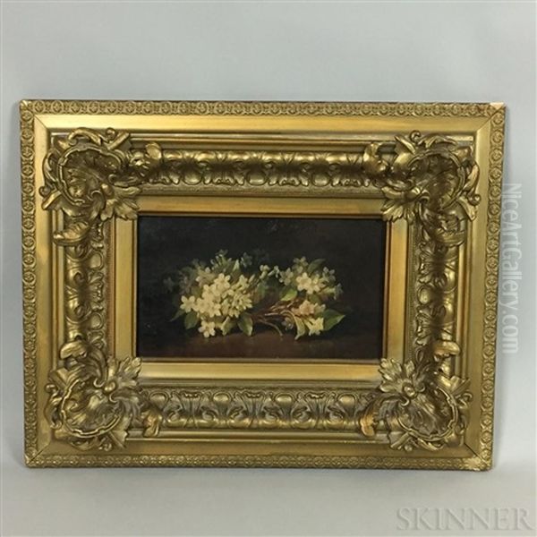 Floral Sprigs Oil Painting by John Clinton Spencer