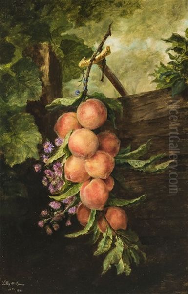 Still Life Of Strawberries Oil Painting by Lilly Martin Spencer