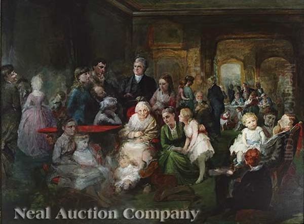 The Centennial Oil Painting by Lilly Martin Spencer