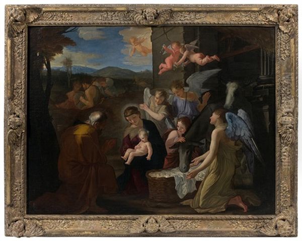 L'adoration Des Bergers Oil Painting by Giovanni Speranza