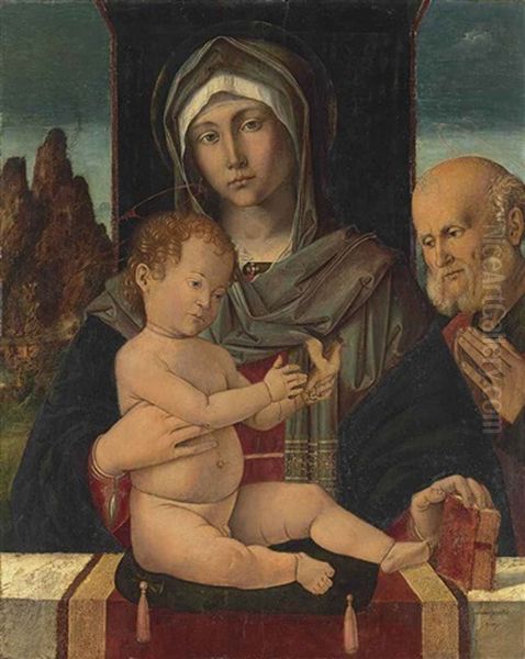 The Holy Family Oil Painting by Giovanni Speranza