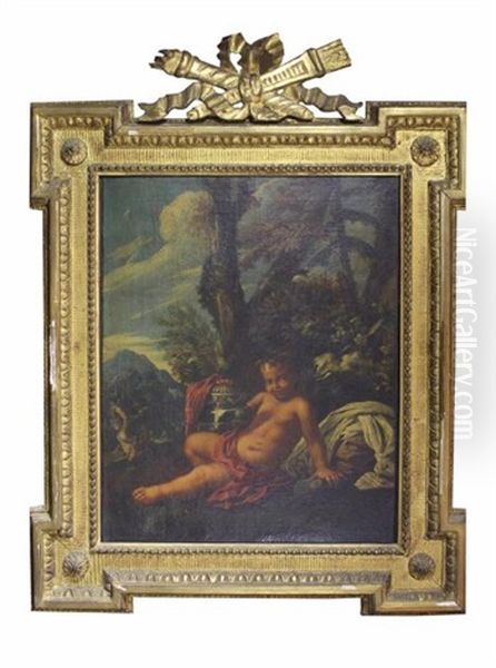 Bacchus Enfant Oil Painting by Karel Philips Spierincks