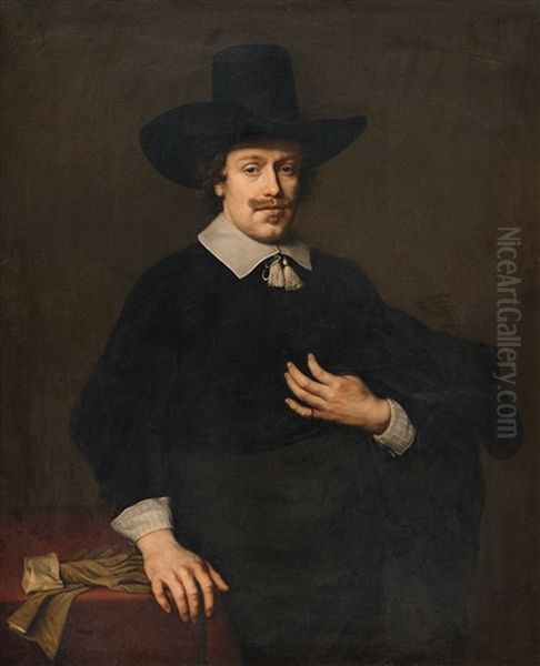 Portrait Of A Gentleman Oil Painting by Johann Spilberg the Younger