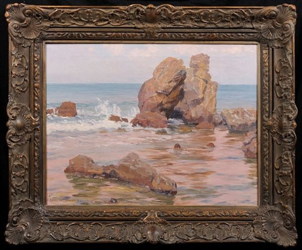 The Coast At Livorno Oil Painting by Jaroslav Spillar