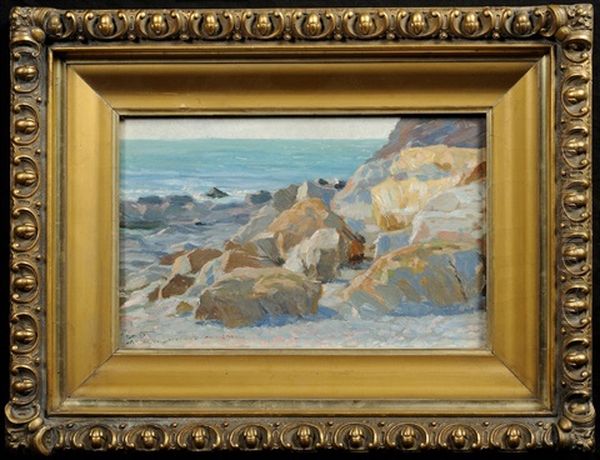 The Coast At Livorno Oil Painting by Jaroslav Spillar