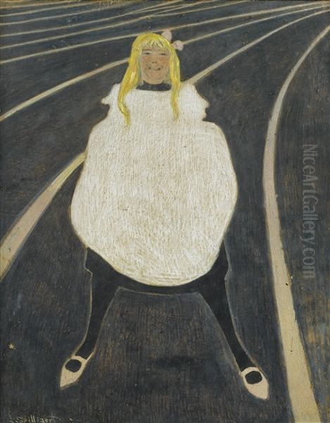 Petite Fille En Blanc Oil Painting by Leon Spilliaert