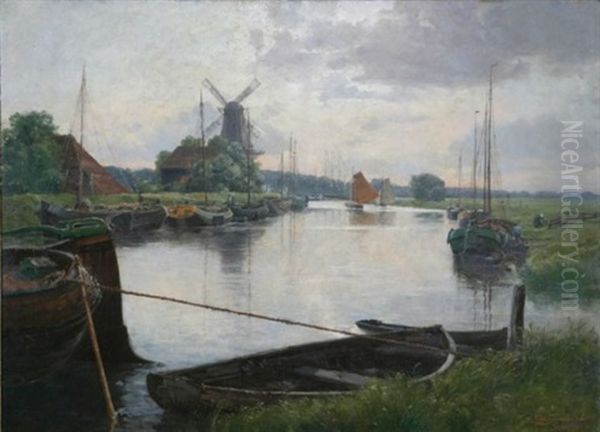 Grongingen Oil Painting by Erwin Spindler