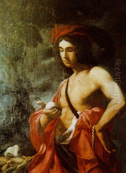 David Oil Painting by Giovanni Battista Spinelli