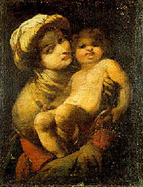 Madonna Con Bambino by Giovanni Battista Spinelli