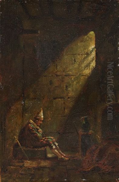 Ash Wednesday Oil Painting by Carl Spitzweg